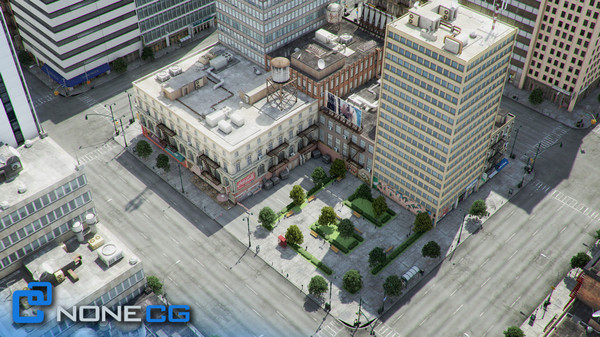 3d new york 8 blocks model - NYC - 8 Blocks - 68 Buildings... by NONECG