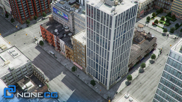 3d new york 8 blocks model - NYC - 8 Blocks - 68 Buildings... by NONECG