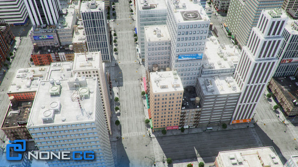 3d new york 8 blocks model - NYC - 8 Blocks - 68 Buildings... by NONECG