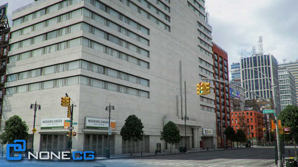3d new york 8 blocks model - NYC - 8 Blocks - 68 Buildings... by NONECG