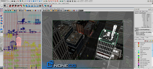 3d new york 8 blocks model - NYC - 8 Blocks - 68 Buildings... by NONECG