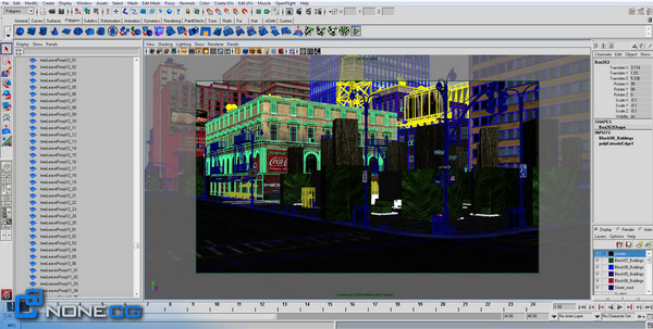 3d new york 8 blocks model - NYC - 8 Blocks - 68 Buildings... by NONECG