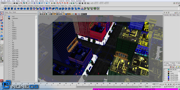 3d new york 8 blocks model - NYC - 8 Blocks - 68 Buildings... by NONECG