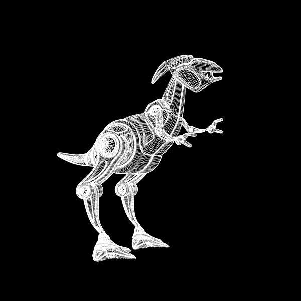 3d obj robot raptor - Robot Raptor by jfliesenborghs