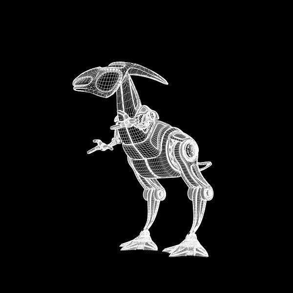 3d obj robot raptor - Robot Raptor by jfliesenborghs