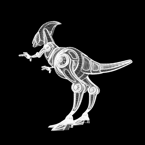 3d obj robot raptor - Robot Raptor by jfliesenborghs