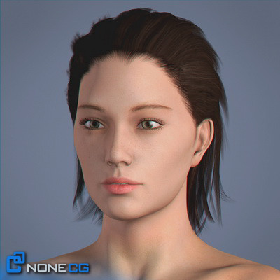 3d realistic female model - Adult Female Angie... by NONECG