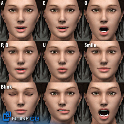 3d realistic female model - Adult Female Angie... by NONECG