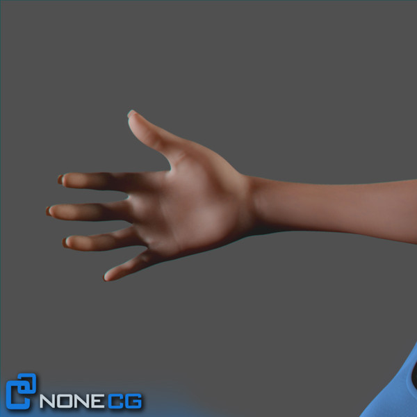 realistic female 3d model - Anatomy Woman Jessy Rigged by NONECG