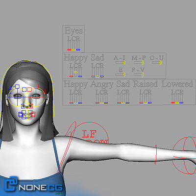 realistic female 3d model - Anatomy Woman Jessy Rigged by NONECG