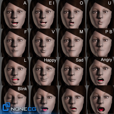 realistic female 3d model - Anatomy Woman Jessy Rigged by NONECG