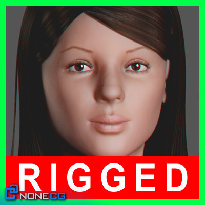 realistic female 3d model - Anatomy Woman Jessy Rigged by NONECG