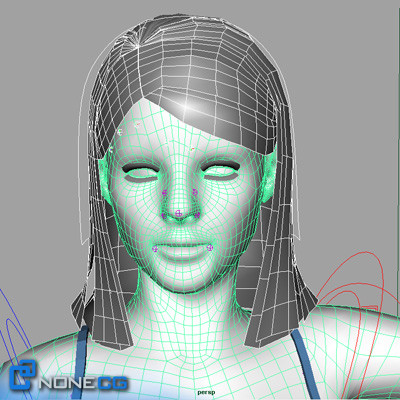 realistic female 3d model - Anatomy Woman Jessy Rigged by NONECG