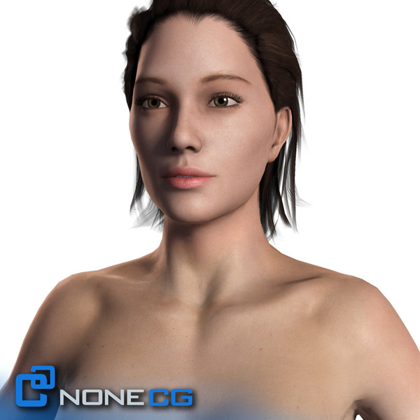 3d realistic female model - Adult Female Angie... by NONECG