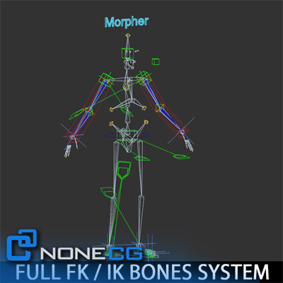 realistic male character rigged max - Adult Male Brian Nude Rigged... by NONECG