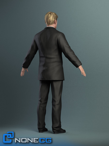 realistic male character rigged 3d model - Anatomy Male Brian Rigged by NONECG