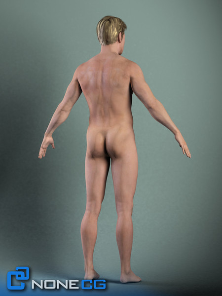 realistic male character rigged 3d model - Anatomy Male Brian Rigged by NONECG
