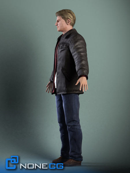 realistic male character rigged 3d model - Anatomy Male Brian Rigged by NONECG