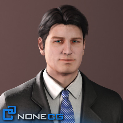 realistic male character rigged 3d model - Anatomy Male Brian Rigged by NONECG