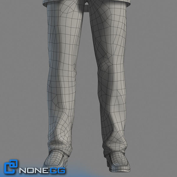 realistic male character rigged 3d model - Anatomy Male Brian Rigged by NONECG