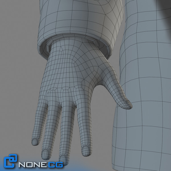 realistic male character rigged 3d model - Anatomy Male Brian Rigged by NONECG