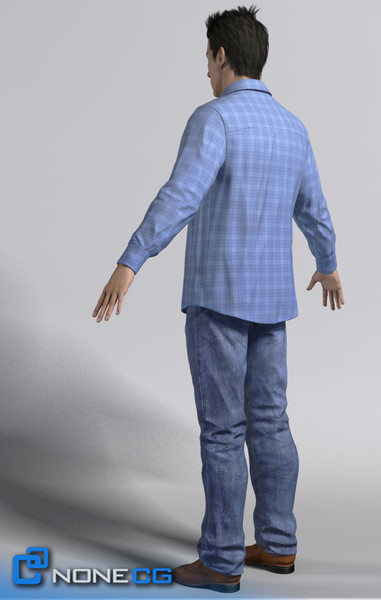 maya realistic male - Adult Male Tom... by NONECG