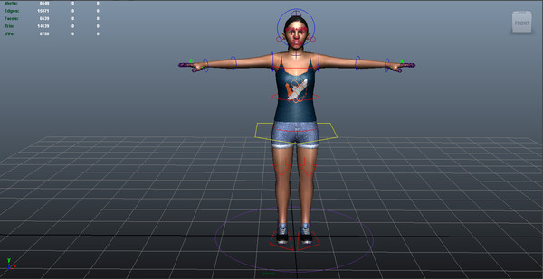 casual female 03 3d model - Casual Female 03... by ignisfatuus