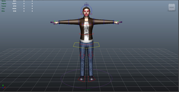 3d model casual female 05 - Casual Female 05 by ignisfatuus