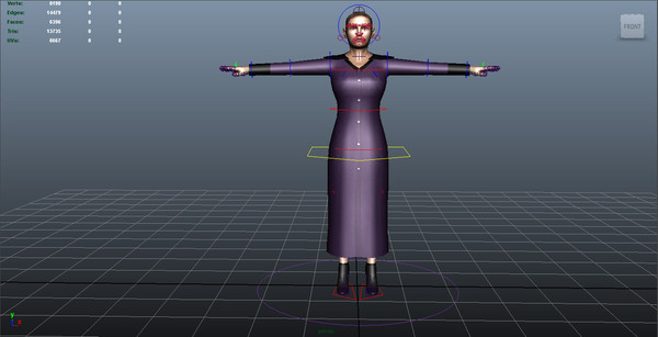 3d model casual female 04 - Casual Female 04 by ignisfatuus