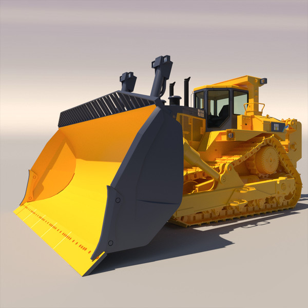 bulldozer dozer 3d model - Bulldozer 2012... by ArqArt3D