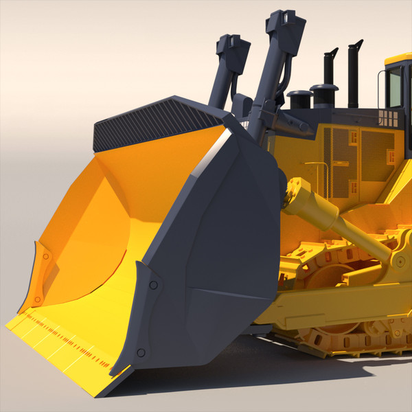 bulldozer dozer 3d model - Bulldozer 2012... by ArqArt3D