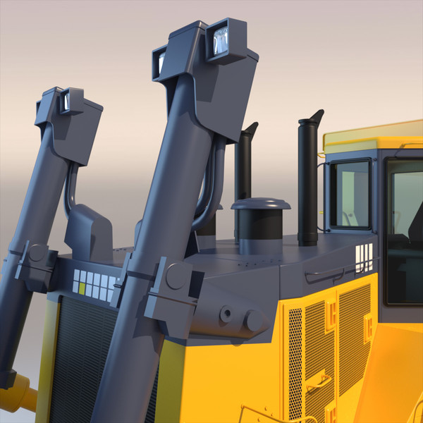 bulldozer dozer 3d model - Bulldozer 2012... by ArqArt3D
