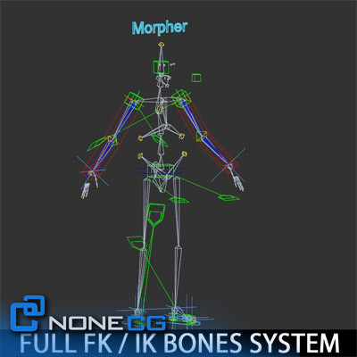 3d realistic male female rigged model - Rigged Male and Female Pack by NONECG