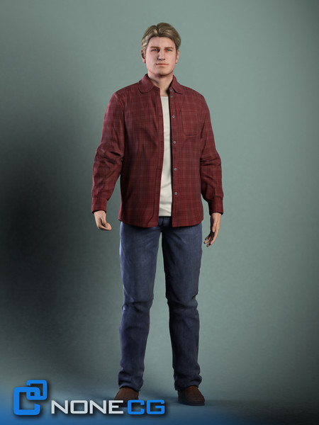 3d realistic male female rigged model - Rigged Male and Female Pack by NONECG