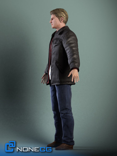 realistic males female rigged 3d model - Pack - Adult Males and Female Rigged... by NONECG