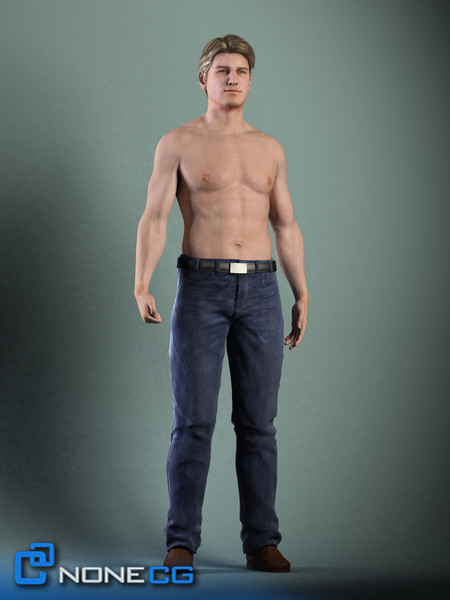realistic males female rigged 3d model - Pack - Adult Males and Female Rigged... by NONECG