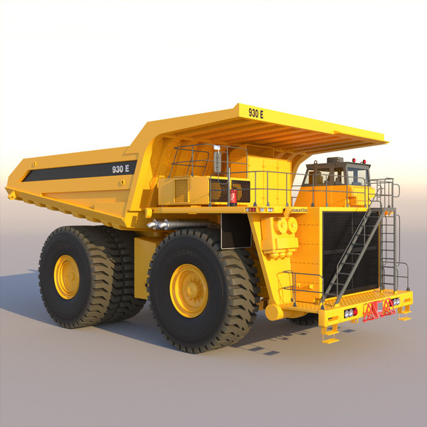 truck komatsu 930e 3d model - Komatsu 930E... by ArqArt3D