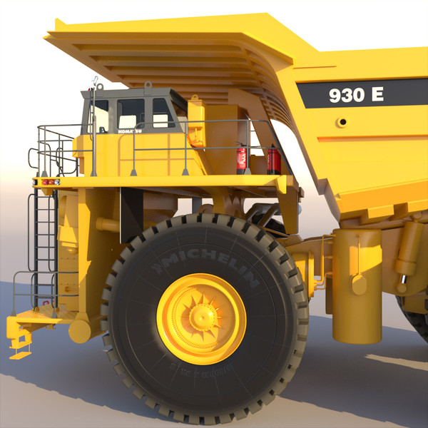 truck komatsu 930e 3d model - Komatsu 930E... by ArqArt3D