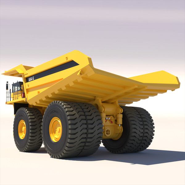 truck komatsu 930e 3d model - Komatsu 930E... by ArqArt3D