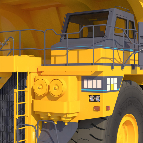 3d model mining rigid dumptruck - Mining Rigid DumpTruck 2012... by ArqArt3D