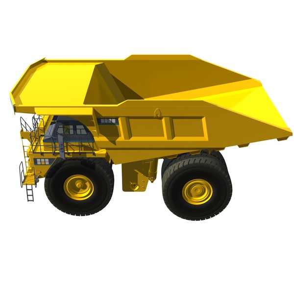 3d model mining rigid dumptruck - Mining Rigid DumpTruck 2012... by ArqArt3D