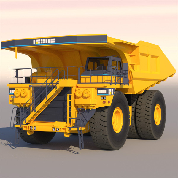 3d model mining rigid dumptruck - Mining Rigid DumpTruck 2012... by ArqArt3D