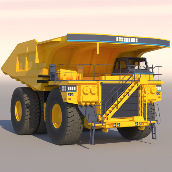 3d model mining rigid dumptruck - Mining Rigid DumpTruck 2012... by ArqArt3D