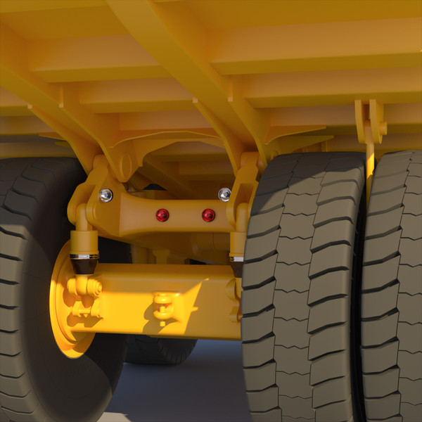3d model mining rigid dumptruck - Mining Rigid DumpTruck 2012... by ArqArt3D
