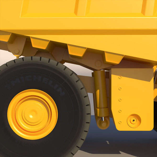 3d model mining rigid dumptruck - Mining Rigid DumpTruck 2012... by ArqArt3D
