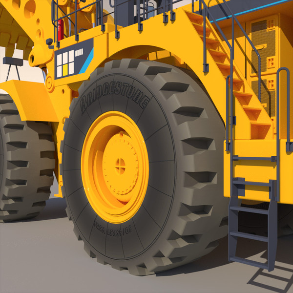 wheel loader 3d obj - Wheel Loader 2012... by ArqArt3D