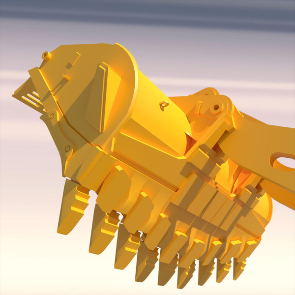 wheel loader 3d obj - Wheel Loader 2012... by ArqArt3D
