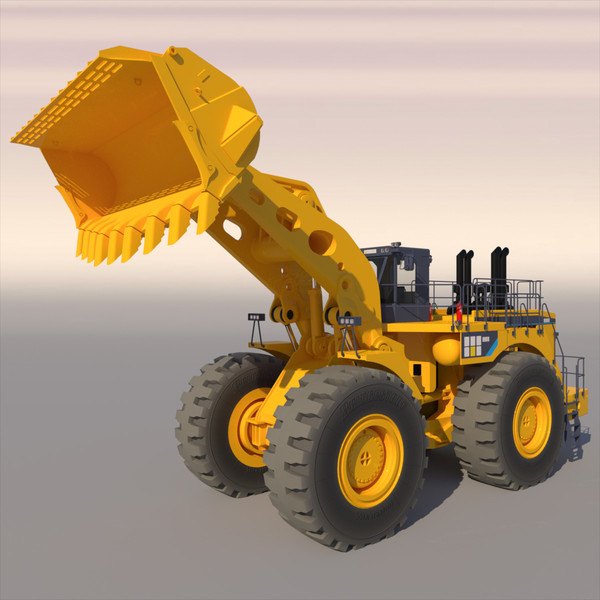 wheel loader 3d obj - Wheel Loader 2012... by ArqArt3D