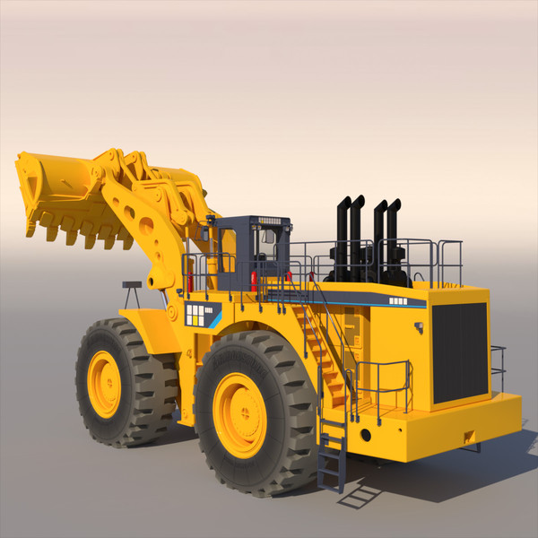 wheel loader 3d obj - Wheel Loader 2012... by ArqArt3D