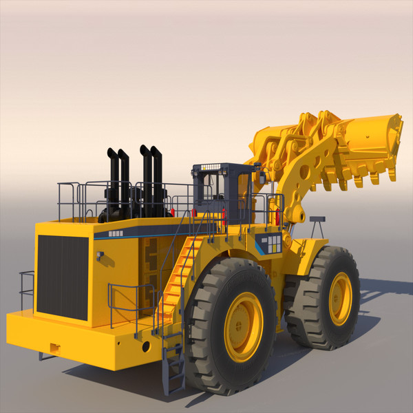 wheel loader 3d obj - Wheel Loader 2012... by ArqArt3D
